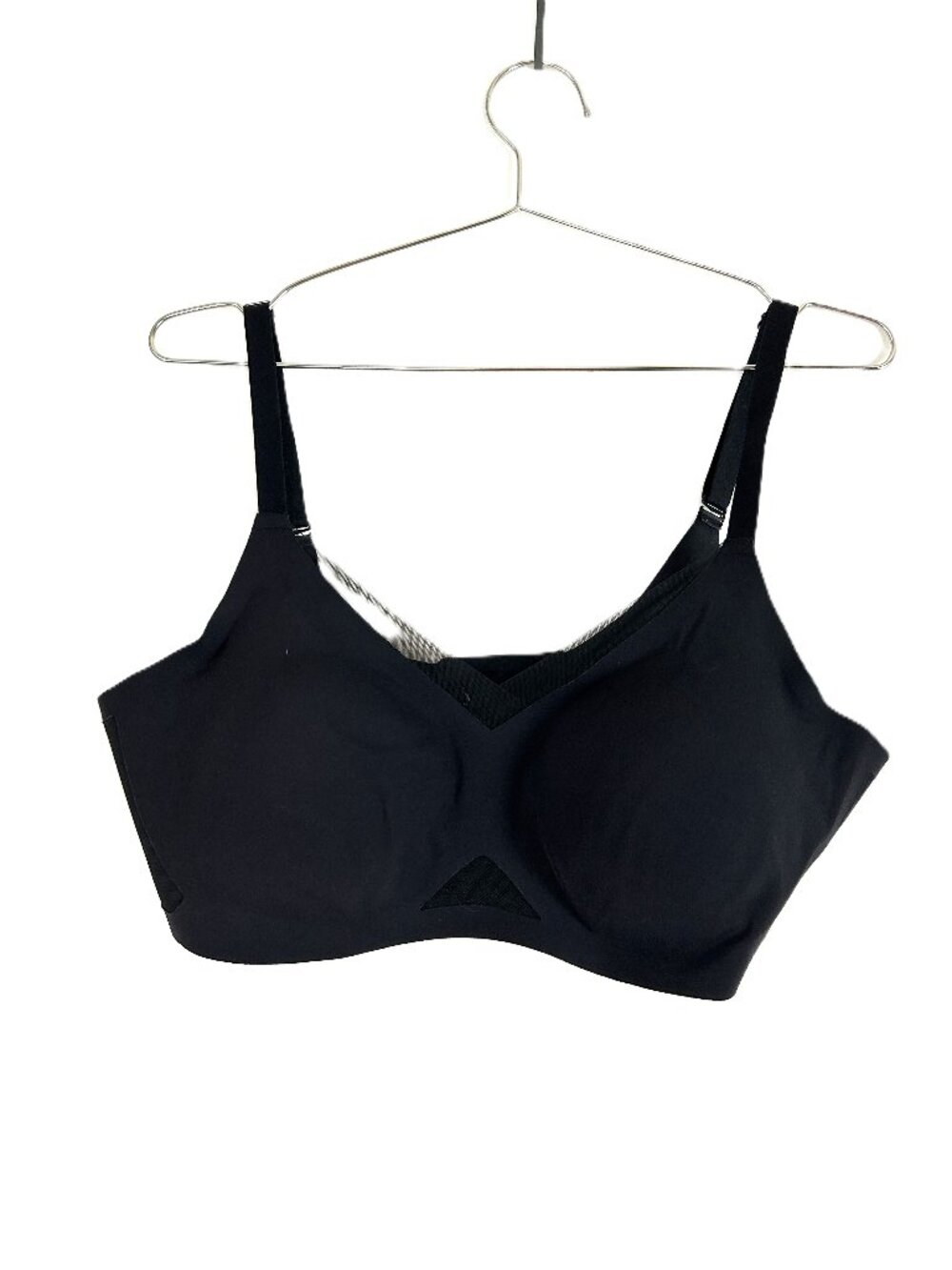 Honeylove Crossover Wireless Mesh trim Bra Black XL